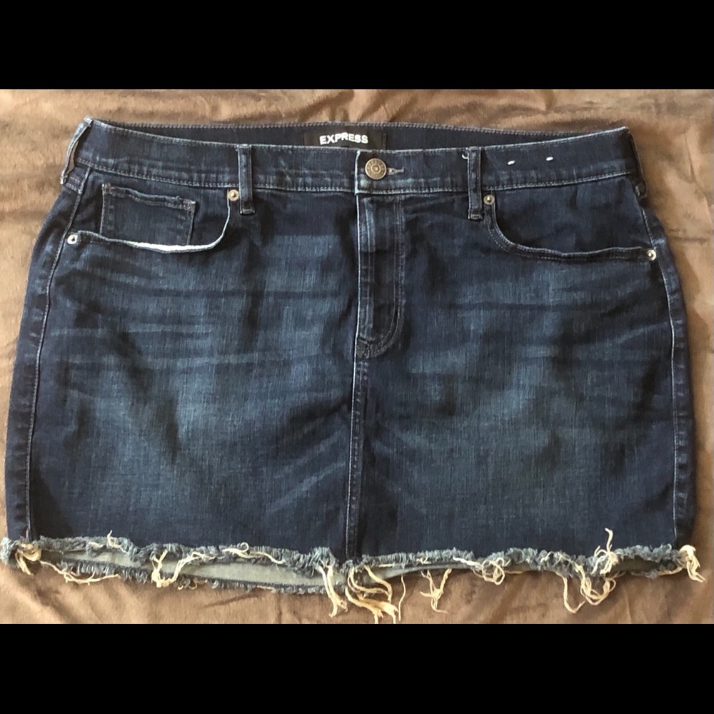 Express Mid Rise Straight Mini (16)